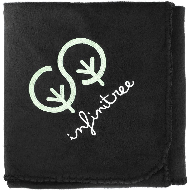 100% Recycled PET Fleece Blanket with rPET Pouch - 2