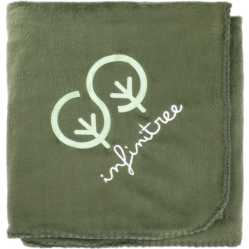 100% Recycled PET Fleece Blanket with rPET Pouch - 6