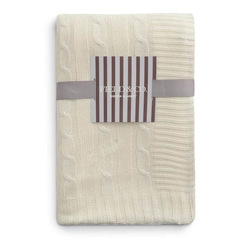 Field & Co.® Cable Knit Sherpa Blanket - 4