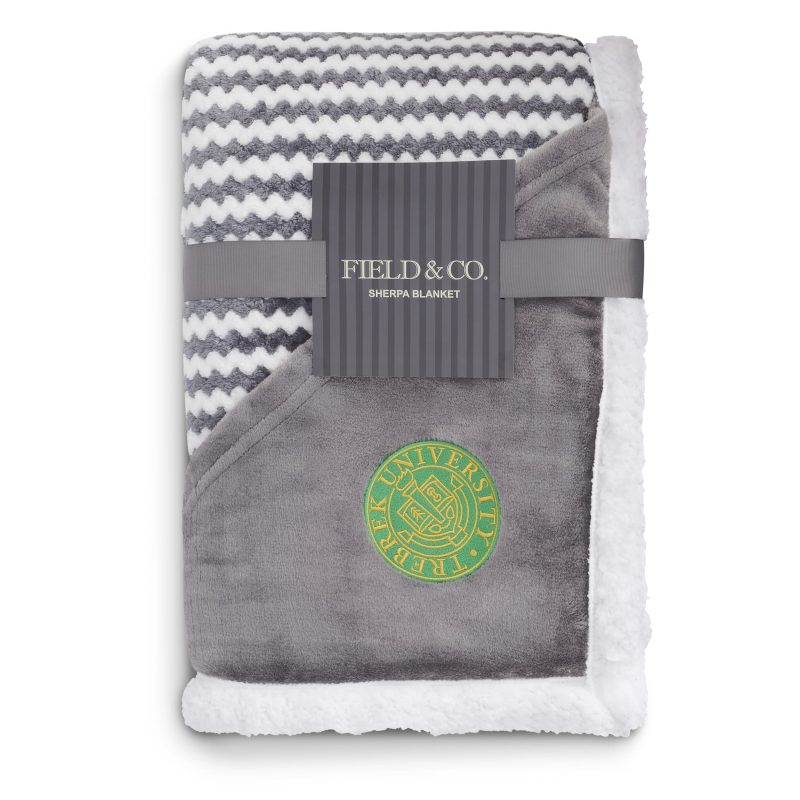 Field & Co.® Chevron Striped Sherpa Blanket - 3
