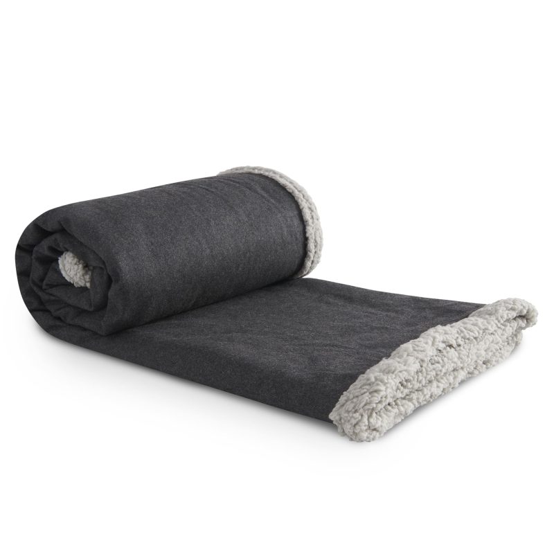Field & Co.® Oversized Wool Sherpa Blanket - 1