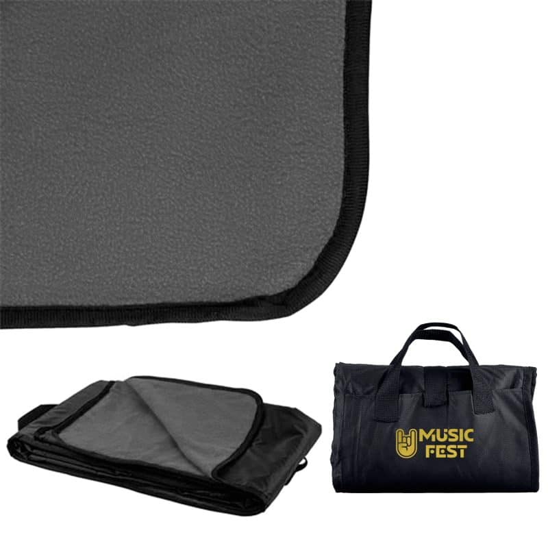 Fleece / Nylon Picnic Blanket - 4