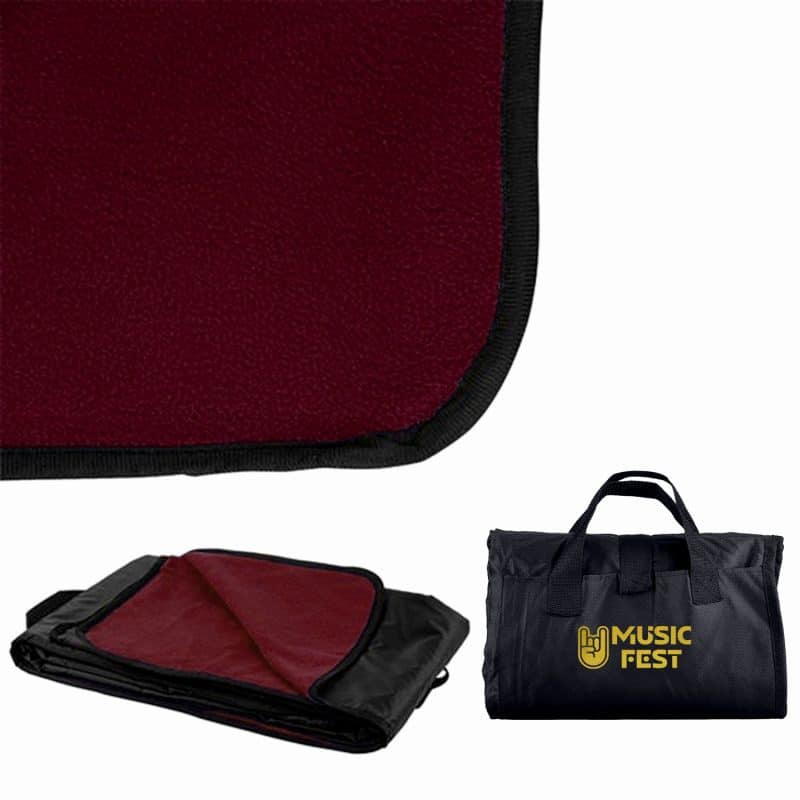 Fleece / Nylon Picnic Blanket - 7