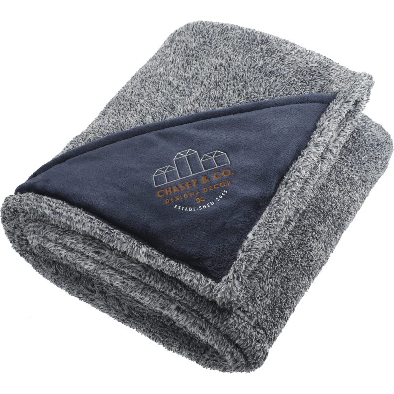 Heathered Fuzzy Fleece Blanket - 5