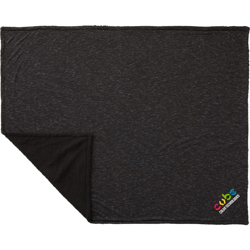 Heathered Sherpa Blanket - 3