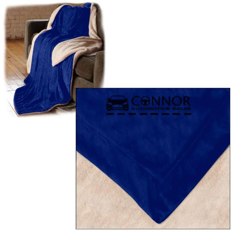 Oversized Micro Mink Sherpa Blanket - 8