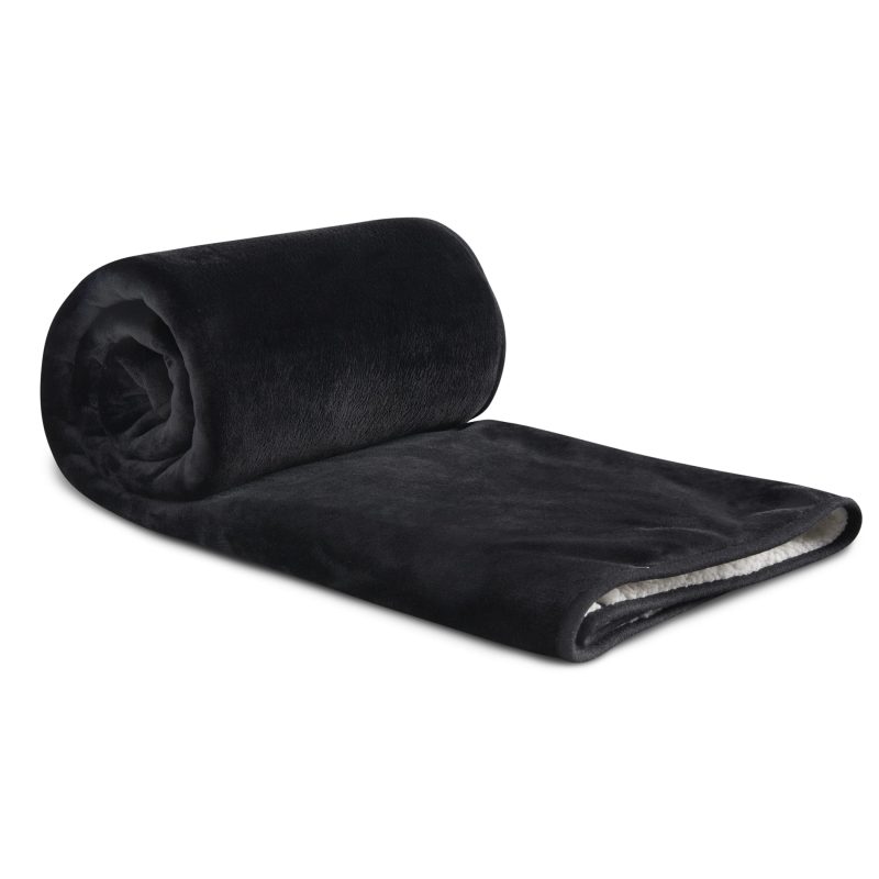 Oversized Wearable WFH Cozy Fleece Sherpa Blanket - 1