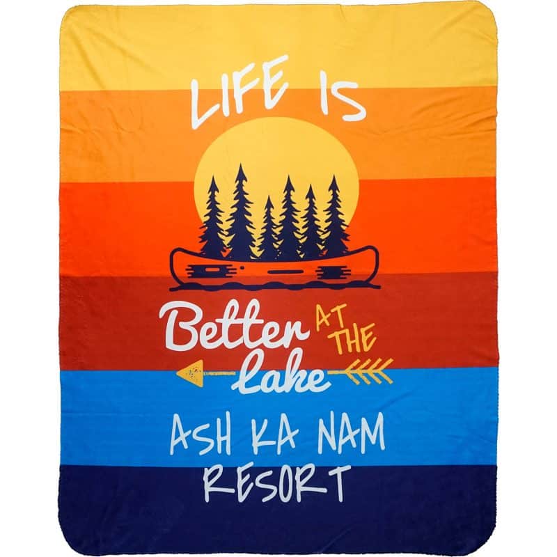 Full Color Velvet Recycled Plush Blanket - 2