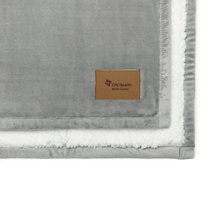 Minkie Sherpa Baby Blanket - Elephant - 2