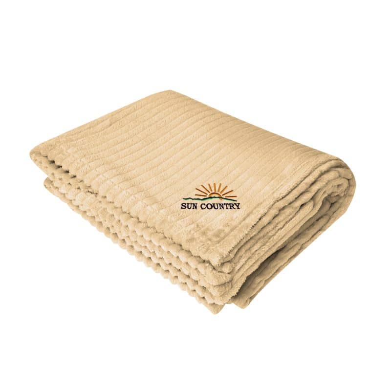Raleigh Recycled Ribbed Flannel Blanket - 2