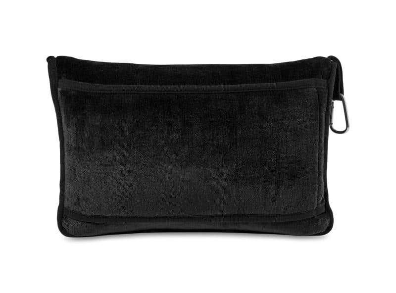 It's Go Time Travel Pillow & Throw Set - Black - 1