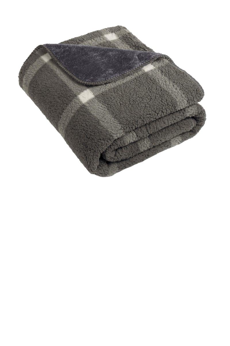 Port Authority® Double-Sided Sherpa/Plush Blanket - 1