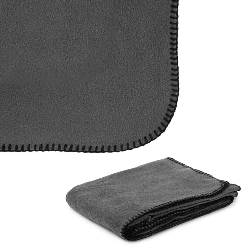 260g Anti-Pill Embroidered Fleece Throw Blanket 50" X 60" - 2