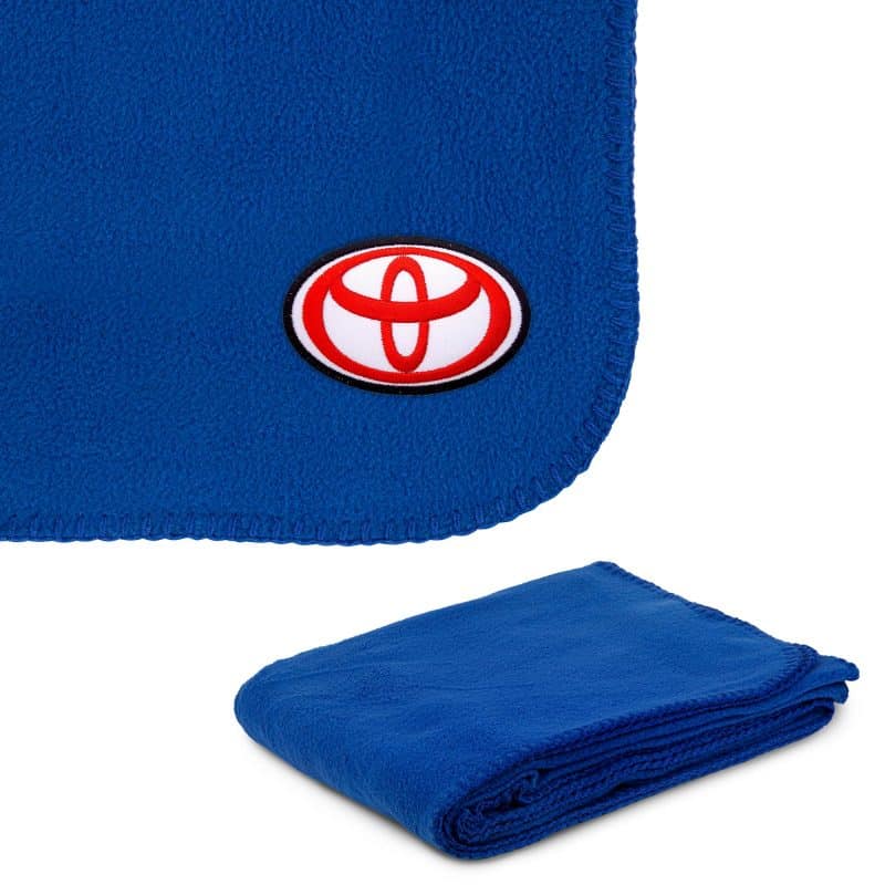 260g Anti-Pill Embroidered Fleece Throw Blanket 50" X 60" - 5