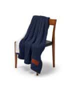 Cable Knit Sherpa Throw - 4
