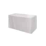 IMPORT 4' Fitted Open-Back Full-Color Table Throw - 1
