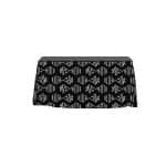 IMPORT 4' Open-Back Full Color Drape Table Throw - 2