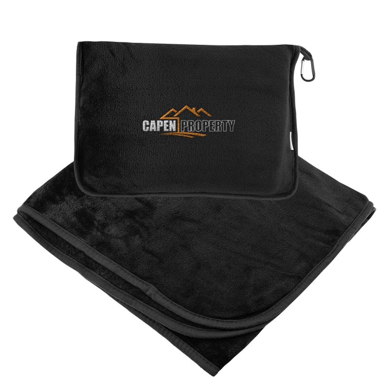 En Route Rpet Travel Blanket With Trolley Pillow Pouch - 2