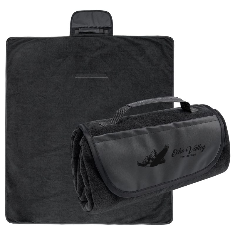 Cutter & Buck® Rpet Roll-up Picnic & Camping Blanket - 3