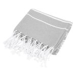 Recycled Beach Blanket With Tassel Fringe - 4