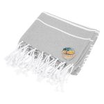 Recycled Beach Blanket With Tassel Fringe - 5