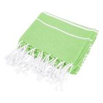 Recycled Beach Blanket With Tassel Fringe - 7