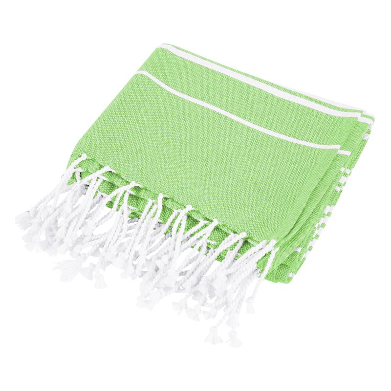Recycled Beach Blanket With Tassel Fringe - 7