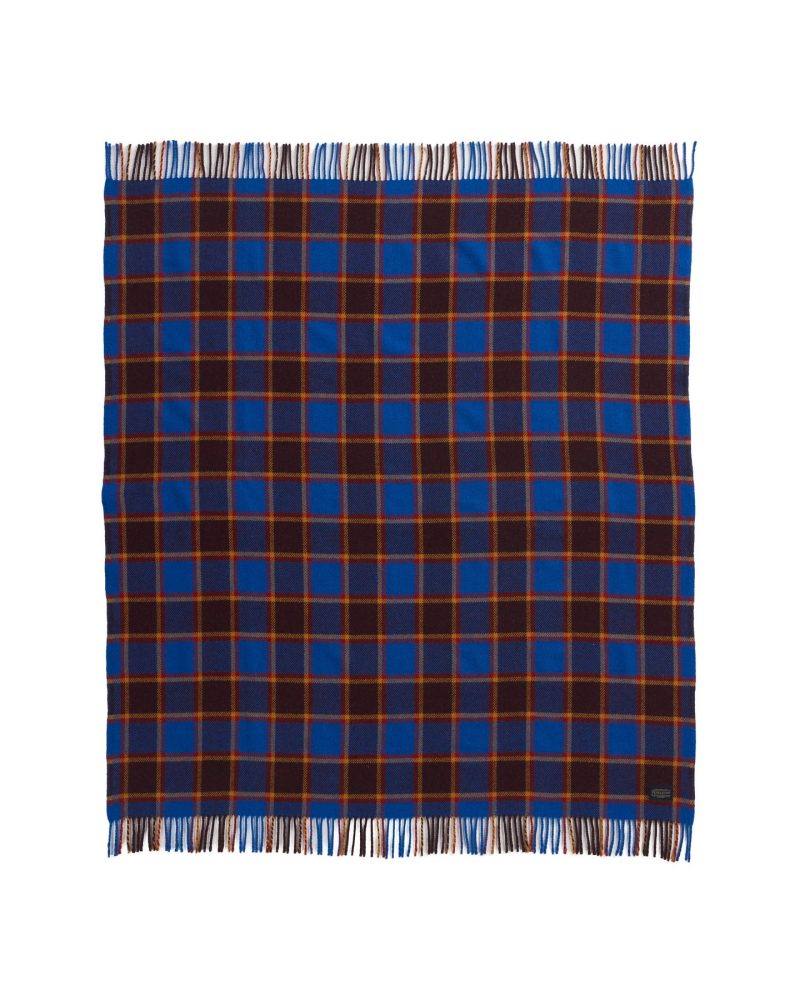 Eco-Wise-Washable-Throw-MaroonBlue-Check-ZB215-57442 Eco Wise Washable Throw