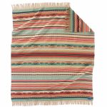Jacquard Fringed Throw