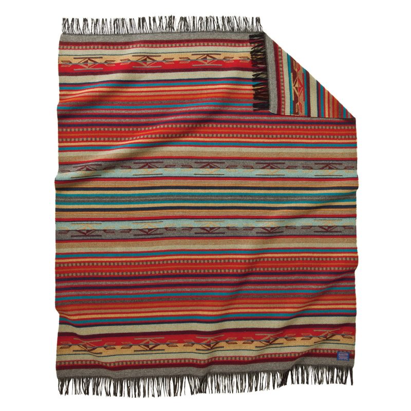 Jacquard Fringed Throw