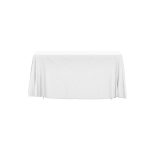 48 Hour Rush 4' Open-Back Full Color Drape Table Throw - 1