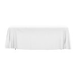 48 Hour Rush 6' Open-Back Full-Color Drape Table Throw - 1