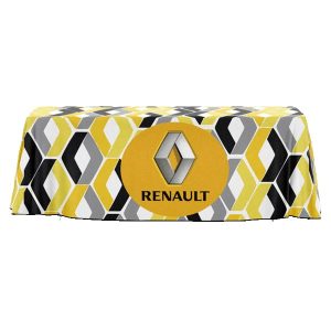 48 Hour Rush 6' Open-Back Full-Color Drape Table Throw