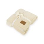 Mink Ever Soft Throw Recycled Blanket - Chalk - 1