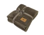 Mink Ever Soft Throw Recycled Blanket - Mocha