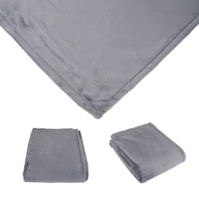 Montreal 60" x 72" Mink Touch Luxury Blanket - 3