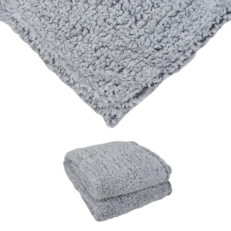 St. Cloud 50" x 60" Frosted Sherpa Blanket - 1