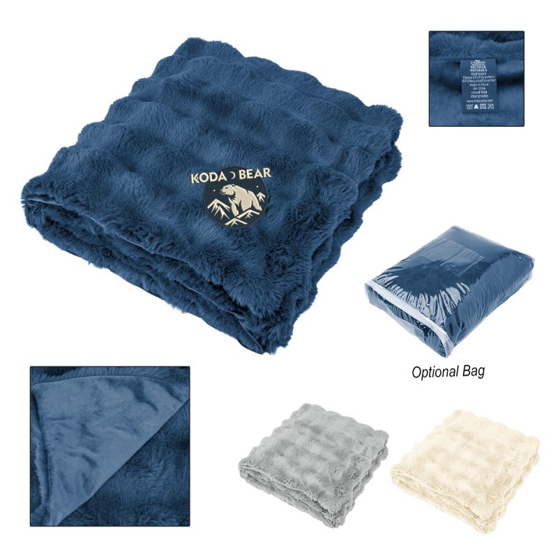 Faux-Fur-Rpet-Bubble-Blanket-7068 Faux Fur Rpet Bubble Blanket