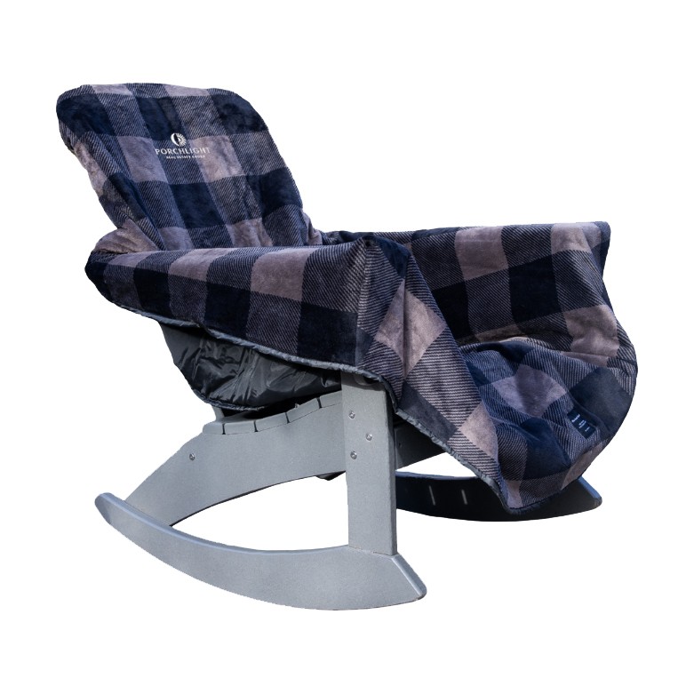 City-Bonfires-The-Chair-Blanket-Grey-Plaid-103328-Q61 City Bonfires The Chair Blanket - Grey Plaid