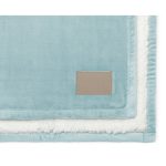 Minkie Sherpa Recycled Polyester Baby Blanket - Hush Blue - 2