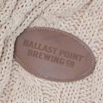 Cable Knit Chenille Throw ( Leatherette Patch) - 1