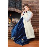 Plush Comforter Throw (Embroidered)