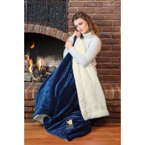 Plush Comforter Throw (Embroidered)