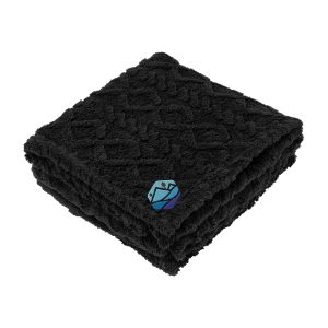 Powder Recycled Sherpa Blanket.