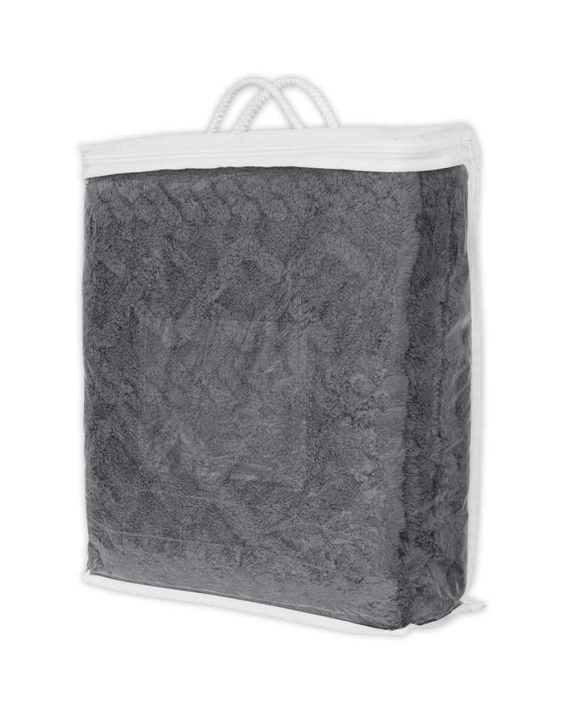 Powder Recycled Sherpa Blanket. - 7