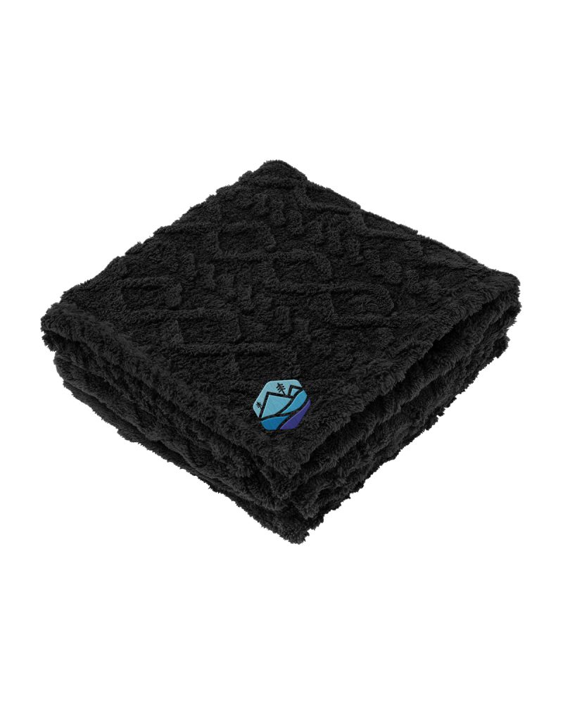 Powder Recycled Sherpa Blanket.