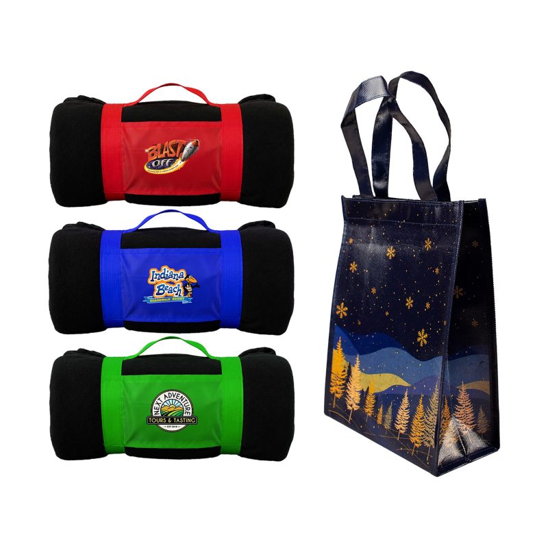 Recycled Blanket Gift Set