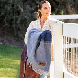 Recycled Cotton Bohemian Blanket (Embroidered)