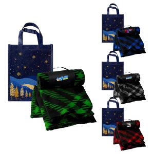 Recycled Fleece Blanket Gift Set
