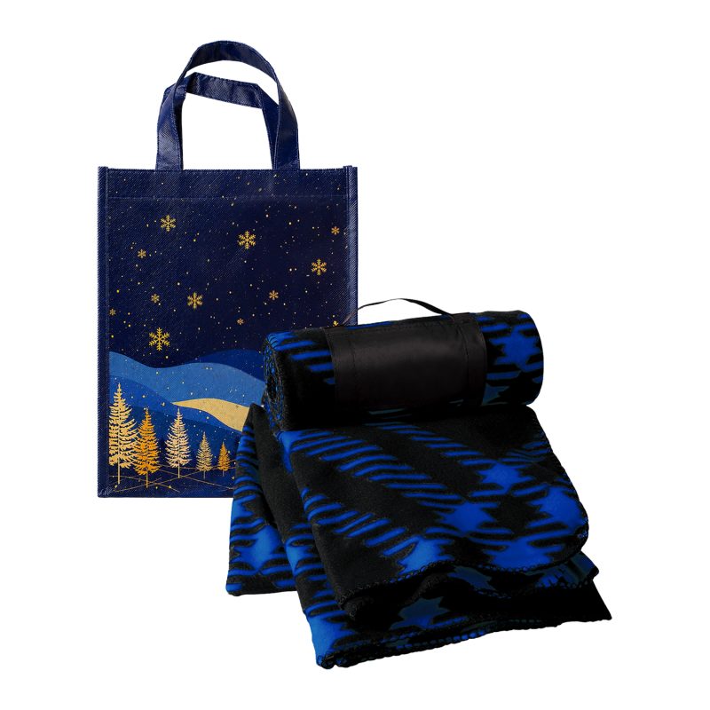 Recycled Fleece Blanket Gift Set - 5